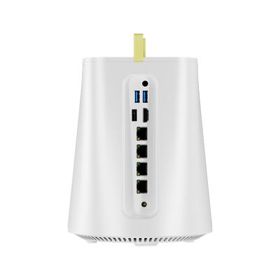 AMD Athlon 300U 3050E 4 LAN NAS Firewall Mini PC con DDR4 64G e Ventilatore per Router