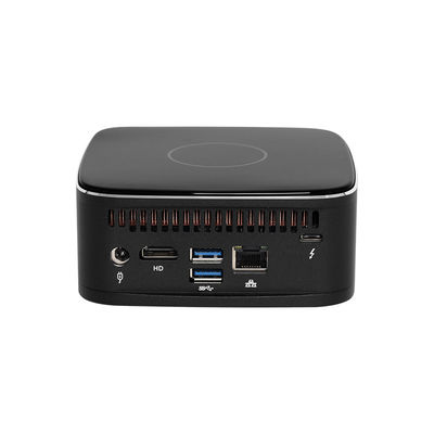 LAN singolo 2.5G Intel Mini PC Dual DDR4 64G Linux Hard Disk Wi-Fi E Ventilatore di raffreddamento