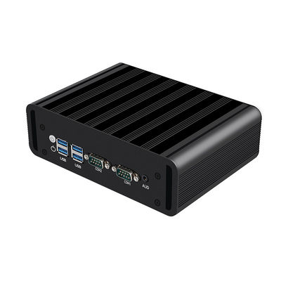 Intel Core i3 i5 i7 Processori Mini PC industriale senza ventole con 2LAN 2COM RS485
