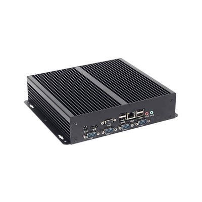 Intel Pentium 2117U PC industriale senza ventole con porte 4COM Linux supporta display HD