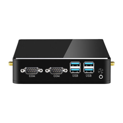 Intel Core i5 8250U PC industriale senza ventole con mSATA SSD Dual Ethernet Dual COM