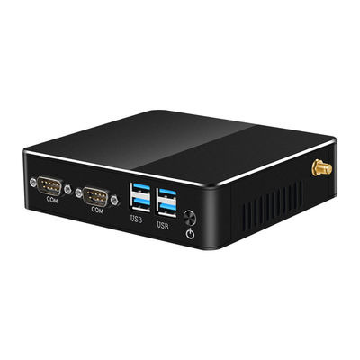 Intel Core i7 8550U Fanless Industrial PC con DDR4 16G RAM mSATA Hard Disk WiFi
