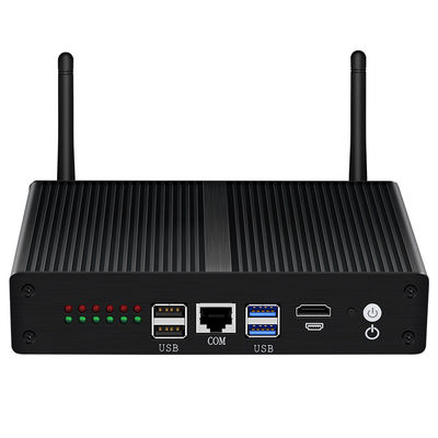 6LAN Software Firewall Mini PC Intel Pentium 4405U 2 Core DDR3 RAM PC senza ventole