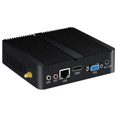 Unico Ethernet Mini PC senza ventole 6USB Interfacce Protable Computer per l'ufficio domestico