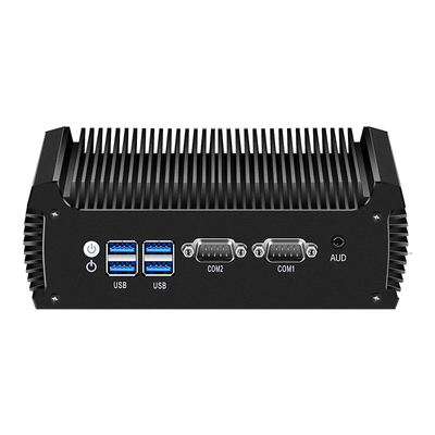 Intel Core i5 7200U Mini PC Fanless Industrial PC 16 GB With 2 LAN 2 COMs