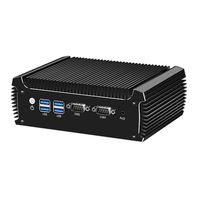 Intel Core i5 8250U Mini PC con 16 GB e 2 COMs 2 LAN Fanless Industrial PC