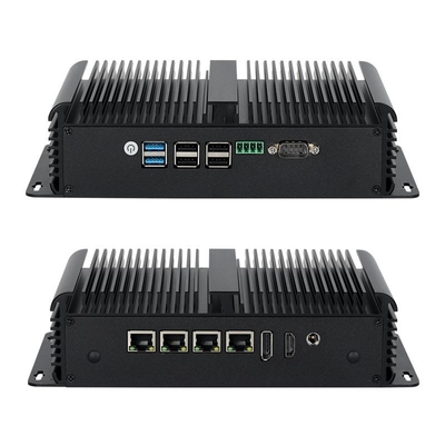 Intel N100 Processor con quattro LAN Dual COM e sei USB Industrial Mini PC