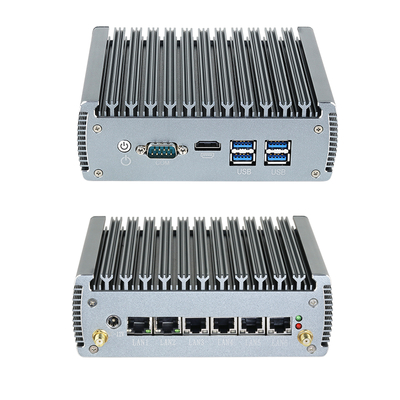 Mini PC industriale con processore Intel I5 1145G7, sei porte LAN, una COM e 1 HDMI