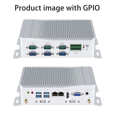 Mini PC industriale con processore Intel N100, doppia LAN, sei porte COM e DDR5 fino a 16GB