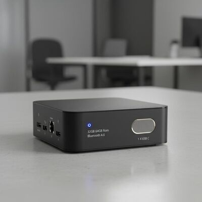 32GB 64GB Rom Mini PC con Bluetooth 4.0 e 1 X Port USB C per una connettività senza soluzione di continuità