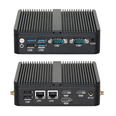 PC industriale N150 Processore 2 Realtek 8111H Gigabit Ethernet Port 2 COM 1 DP 2 HD-MI 3 USB2.0 3 USB3.0 DDR4 Mini Computer