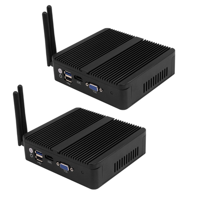 Mini PC Firewall PFsense Intel J1900 4 Gigabit LAN Win10 Supporto Doppio Schermo